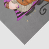 Papier Mousseline Halloween Grey Gray Gnome (Détail)