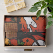 Papier Mousseline Halloween lunaire (Cadeau)