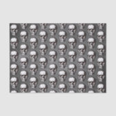 Papier Mousseline Halloween Motif crâne (Recto)
