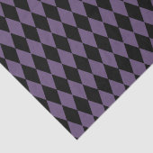Papier Mousseline Halloween Motif violet et diamant noir (Détail)