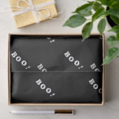 Papier Mousseline Halloween mots de passe sur noir (Cadeau)