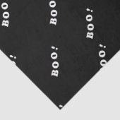 Papier Mousseline Halloween mots de passe sur noir (Détail)