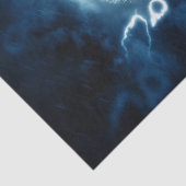 Papier Mousseline Halloween Parti mal bleu Citrouille Horreur (Détail)