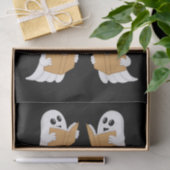Papier Mousseline Halloween Professeur Ghost Lecture Livres Librairi (Cadeau)