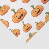 Papier Mousseline Halloween Pumpkin Seamless Pattern (Détail)