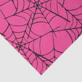 Papier Mousseline Halloween rose Cobweb (Détail)