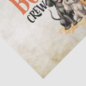 Papier Mousseline Halloween Scary Boo Chiens d'équipage Orange Citro (Détail)