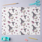 Papier Mousseline Halloween Sorcière Citrouille Papier cadeau envelo (Artisanat)