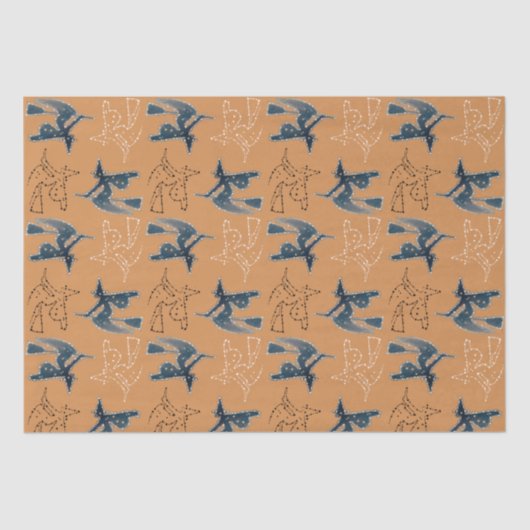 Papier Mousseline Halloween sorcière étoilée (Recto)