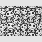 Papier Mousseline Halloween squelettique | Papier Tissu Skeleton (Recto)