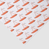 Papier Mousseline Halloween Surfer Ghost noir (Détail)