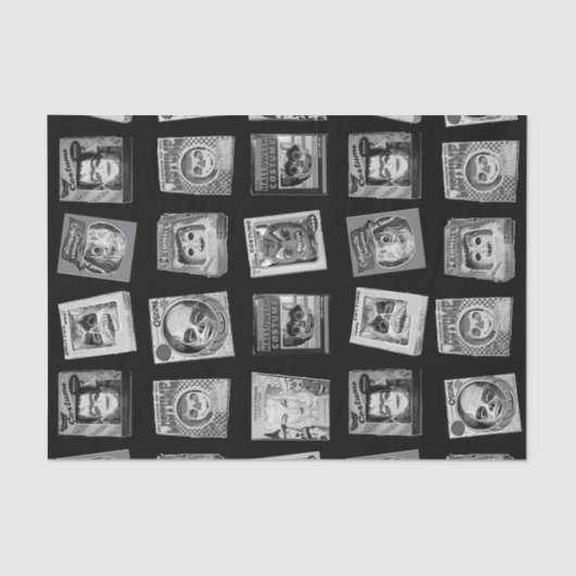 Papier Mousseline Halloween vintage (Recto)