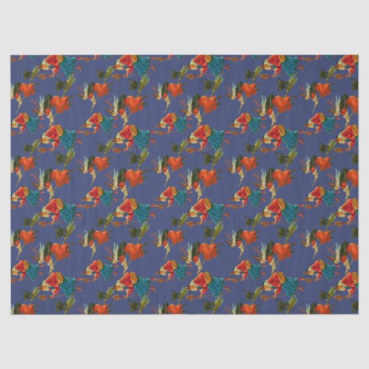 Papier Mousseline Halloween vols de nuit (petits)) (Recto)