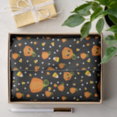 Papier Mousseline Halloween Whimsical Citrouille Rustic Kraft (Cadeau)