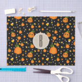 Papier Mousseline Halloween Whimsical Citrouille Rustic Kraft (Artisanat)