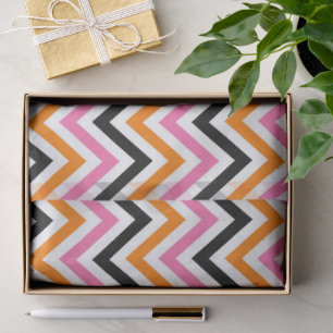 Papier Mousseline Halloween Zigzag – Motif saisonnier audacieux
