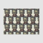 Papier Mousseline Halloween Zombie éffrayant (Recto)