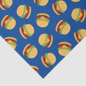 Papier Mousseline Hamburger Anniversaire Fête Burger Enfants (Détail)