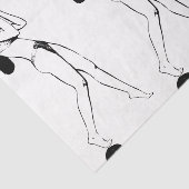 Papier Mousseline HAMbWG jolie dame (Détail)