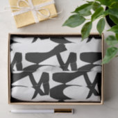 Papier Mousseline HAMbyWG - Chaussons Ballerina en noir (Cadeau)