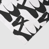 Papier Mousseline HAMbyWG - Chaussons Ballerina en noir (Détail)