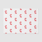 Papier Mousseline HAMbyWG - Chaussons Ballerina en rouge (Recto)