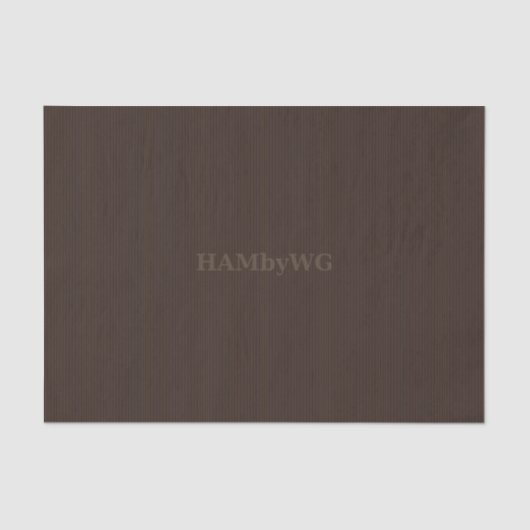 Papier Mousseline HAMbyWG - Papier de tissus - Brown de chocolat (Recto)