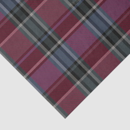 Papier Mousseline HAMbyWG - Papier Tissu - Lit Maroon (Détail)