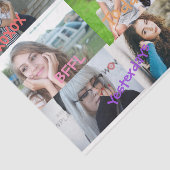 Papier Mousseline HAMbyWG - Photos avec mots (Détail)