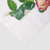 Papier Mousseline HAMbyWG - Rose unique (Détail)