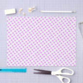 Papier Mousseline HAMbyWG - Tissu cadeau pour violet clair Polka Dot (Artisanat)