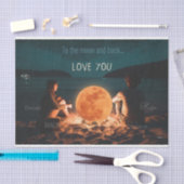 Papier Mousseline HAMbyWG - Vers la lune et le dos (Artisanat)