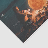 Papier Mousseline HAMbyWG - Vers la lune et le dos (Détail)