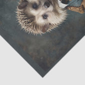 Papier Mousseline Hameçon princesse renaissance habillé avec cravate (Détail)