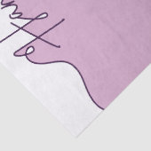 Papier Mousseline Handmade With Love Purple Small Business Packaging (Détail)