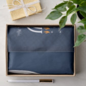 Papier Mousseline Hanoukka bleu et blanc avec chaque bougie lumière (Cadeau)