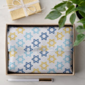 Papier Mousseline Hanoukka Diagonal Star de David (Cadeau)