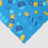 Papier Mousseline Hanoukka Dreidels (Détail)