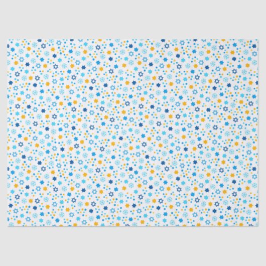 Papier Mousseline Hanoukka Stars (Recto)