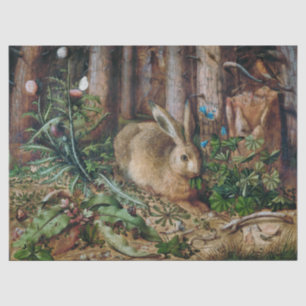 Papier Mousseline Hans Hoffmann Un lièvre dans la forêt (1585)