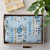 Papier Mousseline Hanukkah Ducks  (Cadeau)