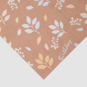 Papier Mousseline Happy Birthday Leaves (Détail)