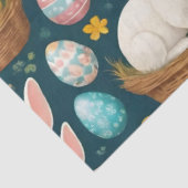 Papier Mousseline Happy Bunny Pâques collection moderne (Détail)