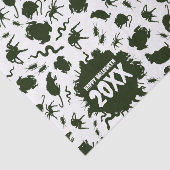 Papier Mousseline Happy Halloween Add The Year Black Creepy Crawlies (Détail)