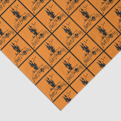 Papier Mousseline Happy Halloween Haunted House (Détail)