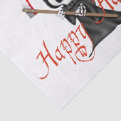 Papier Mousseline Happy Halloween mignonne, Déplaisant, Éffrayant Gr (Détail)