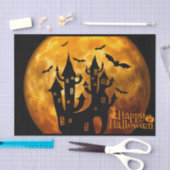 Papier Mousseline Happy Halloween (Pleine lune) (Artisanat)