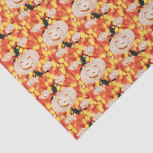 Papier Mousseline Happy Halloween Tissue Paper, Citrouille (Détail)