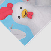 Papier Mousseline Happy hen (Détail)