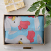 Papier Mousseline Happy hen (Cadeau)
